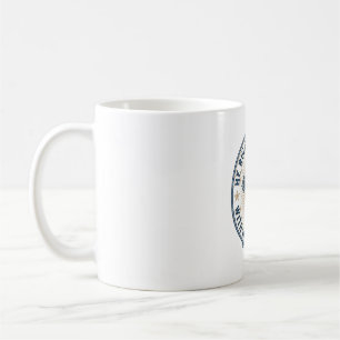 Christliches Kreuz Er regiert die Welt Kaffeetasse