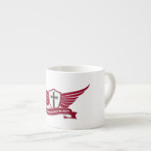 Christliches Kreuz Espressotasse (Vorderseite Rechts)