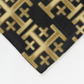 Christliches Kreuz Fleecedecke (Ecke)