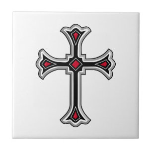 Christliches Kreuz Fliese