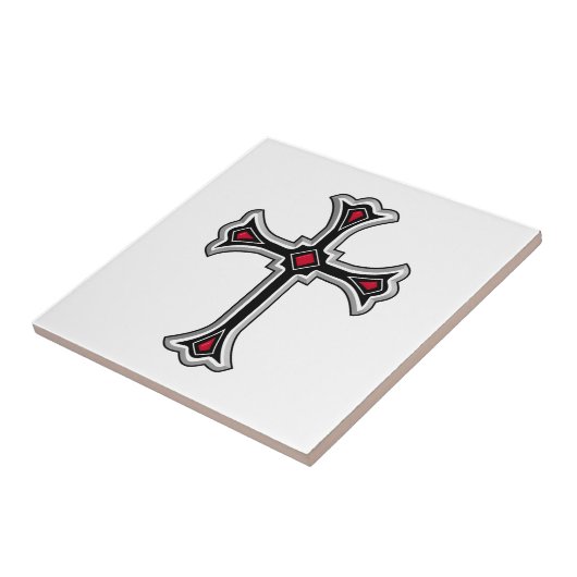 Christliches Kreuz Fliese (Seite)