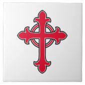 Christliches Kreuz Fliese (Vorderseite)