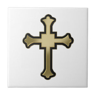 Christliches Kreuz Fliese