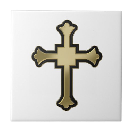 Christliches Kreuz Fliese (Vorderseite)