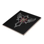 Christliches Kreuz Fliese (Seite)
