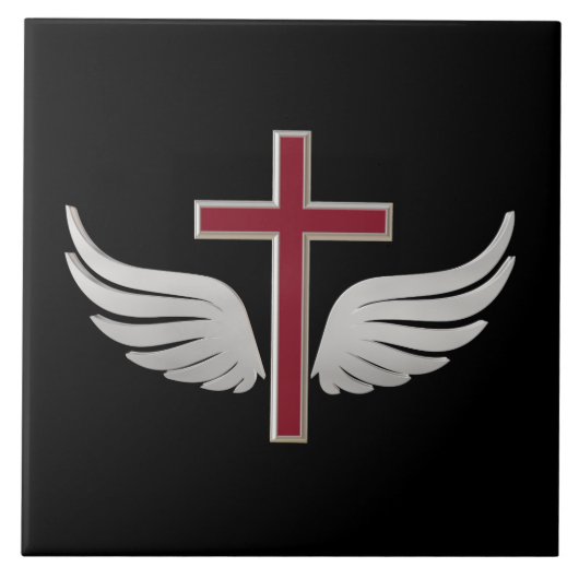 Christliches Kreuz Fliese (Vorderseite)