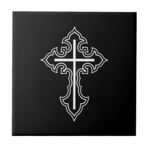 Christliches Kreuz Fliese
