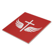 Christliches Kreuz Fliese (Seite)