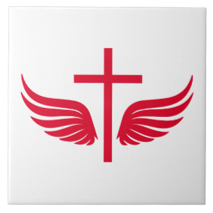 Christliches Kreuz Fliese