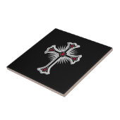 Christliches Kreuz Fliese (Seite)