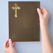 Christliches Kreuz Flyer (Hand)