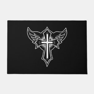Christliches Kreuz Fußmatte
