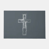 Christliches Kreuz Fußmatte (Vorderseite)
