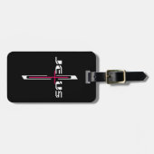 Christliches Kreuz Gepäckanhänger (Vorderseite horizontal)