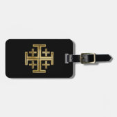 Christliches Kreuz Gepäckanhänger (Vorderseite horizontal)