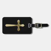 Christliches Kreuz Gepäckanhänger (Vorderseite horizontal)