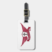 Christliches Kreuz Gepäckanhänger (Vorderseite vertikal)