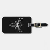 Christliches Kreuz Gepäckanhänger (Vorderseite horizontal)