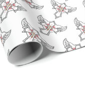 Christliches Kreuz Geschenkpapier (Rolleneckpunkt)