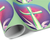Christliches Kreuz Geschenkpapier (Rolleneckpunkt)