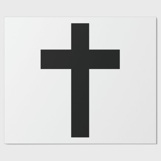 Christliches Kreuz Geschenkpapier (Flach)