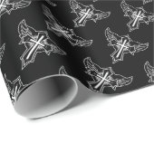 Christliches Kreuz Geschenkpapier (Rolleneckpunkt)