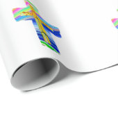 Christliches Kreuz Geschenkpapier (Rolleneckpunkt)