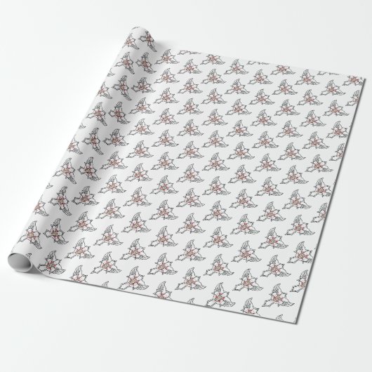 Christliches Kreuz Geschenkpapier (Ungerollt)