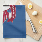 Christliches Kreuz Geschirrtuch (Viertel Falte)