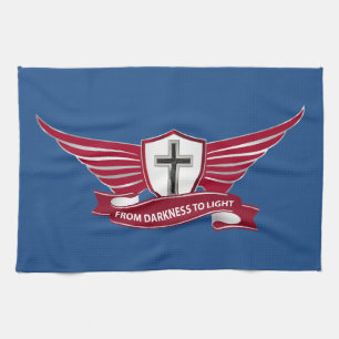 Christliches Kreuz Geschirrtuch