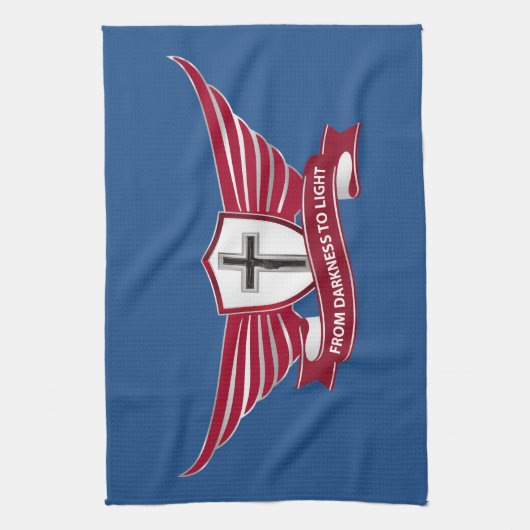 Christliches Kreuz Geschirrtuch (Vertikal)