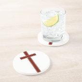 Christliches Kreuz Getränkeuntersetzer (Seite)