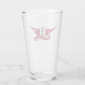 Christliches Kreuz Glas (Rückseite)
