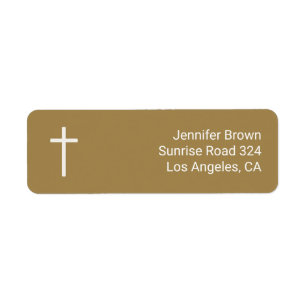 Christliches Kreuz Gold