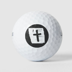 Christliches Kreuz Golfball
