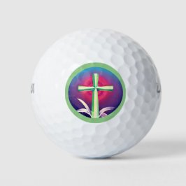 Christliches Kreuz Golfball