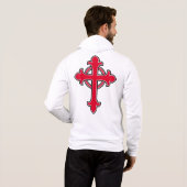 Christliches Kreuz Hoodie (Schwarz voll)