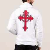 Christliches Kreuz Hoodie (Rückseite)