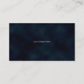 Christliches Kreuz in der blauen Visitenkarte (Rückseite)