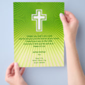 Christliches Kreuz | Inspiration Flyer (Hand)