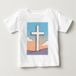 Christliches Kreuz Inspirierend Baby T-shirt
