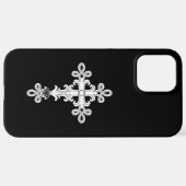 Christliches Kreuz iPhone Hülle (Hinten horizontal)