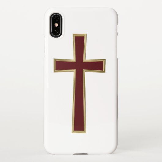 Christliches Kreuz iPhone Hülle (Rückseite)