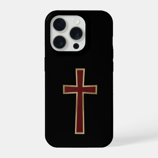 Christliches Kreuz iPhone Hülle (Rückseite)