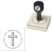 Christliches Kreuz Jesus Christus Crucifix Religiö Gummistempel (Stempel)