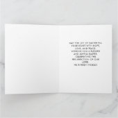 Christliches Kreuz Jesus Christus Risen Frohe Oste Karte (Innenseite)