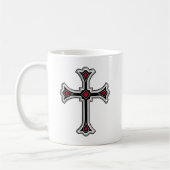 Christliches Kreuz Kaffeetasse (Links)