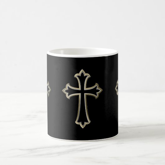 Christliches Kreuz Kaffeetasse (Mittel)