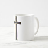 Christliches Kreuz Kaffeetasse (VorderseiteRechts)