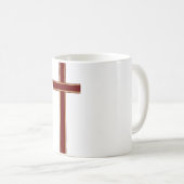 Christliches Kreuz Kaffeetasse (VorderseiteRechts)